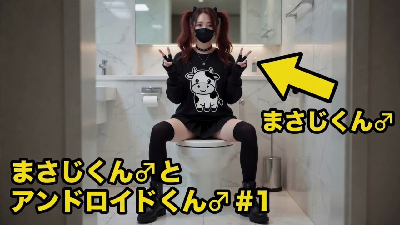 (男の娘)メンズアイドルになりたい『まさじくん♂とアンドロイドくん♂』#1😁