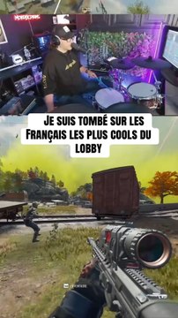 Je jouais tranquille sur Call Of… puis je suis tombé sur des Français super cools en vocal 🥁🇫🇷Obligé de leur jouer un petit truc à la batterie 😂Franchement, ce genre de rencontre c’est pour ça que j’aime le gaming.