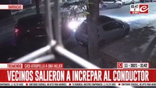 Chocó a varios autos estacionados y los vecinos salieron inmediatamente a increparlo