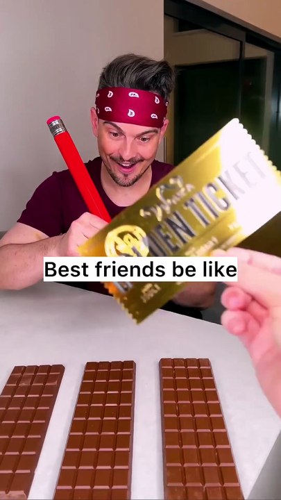 How to eat CHOCOLATE with your BEST friend😅❤️🍫 CHEFKOUDY