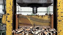 💥 HYDRAULIC PRESS VS PIANO! Can It Survive The Ultimate 100-Ton Crush?