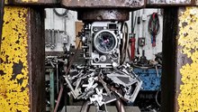 💥 HYDRAULIC PRESS VS FILM CAMERA! Can Vintage Tech Survive The Ultimate 100-Ton Crush?
