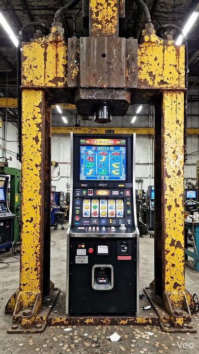 💥 HYDRAULIC PRESS VS SLOT MACHINE! Hitting the Ultimate Jackpot?