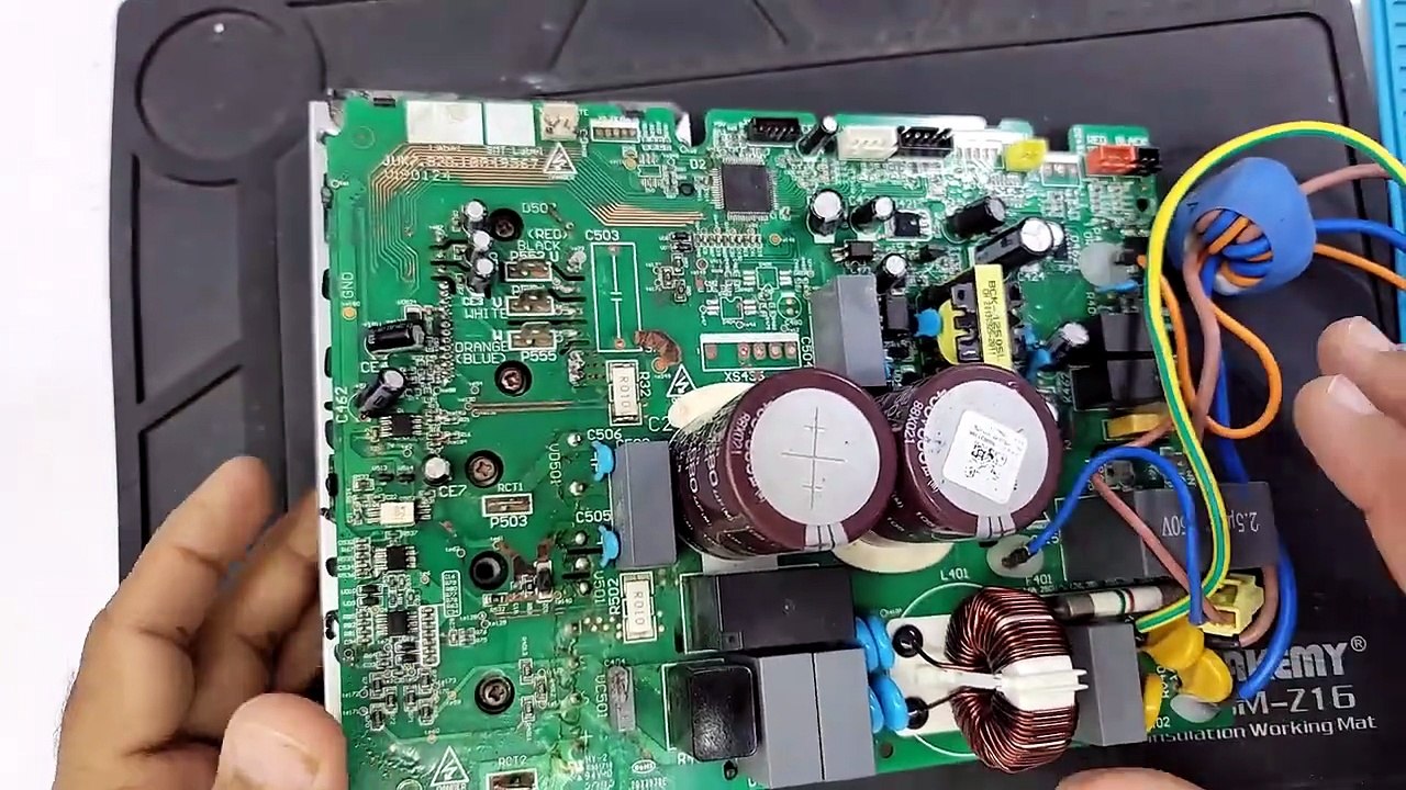 Changhong Ruba AC F6 Error Solution  PCB Repair & Training Center - Babar Electronics HVACR (720p, h264)