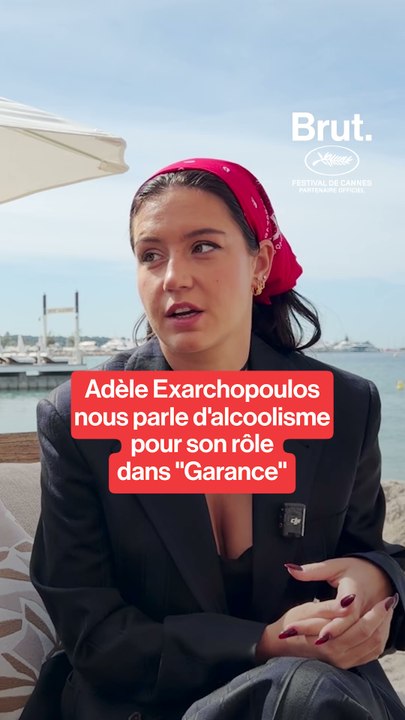Adèle Exarchopoulos sur l'alcoolisme