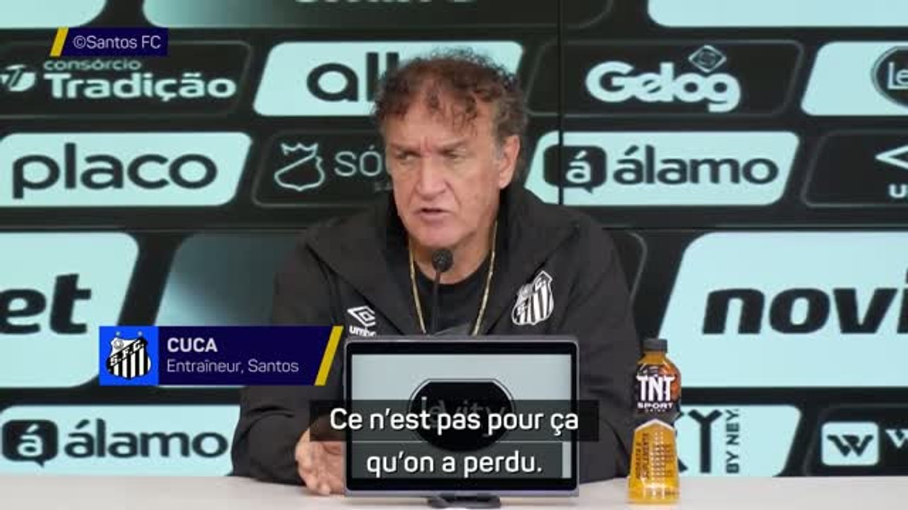 Santos - Les explications de Cuca sur le remplacement totalement lunaire de Neymar