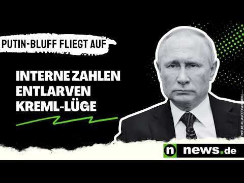 Wladimir Putin: Putin-Bluff fliegt auf - interne Zahlen entlarven Kreml-Lüge