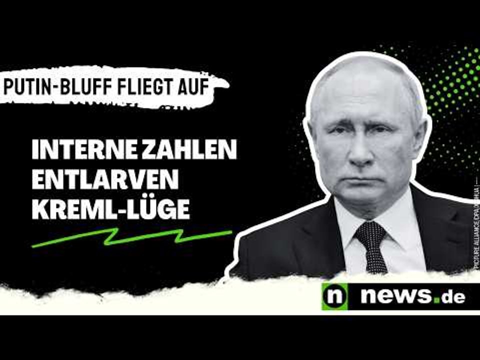 Wladimir Putin: Putin-Bluff fliegt auf - interne Zahlen entlarven Kreml-Lüge
