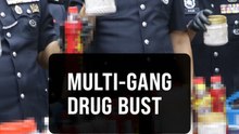 Three narcotics gangs busted, drugs worth RM4.3mil seized