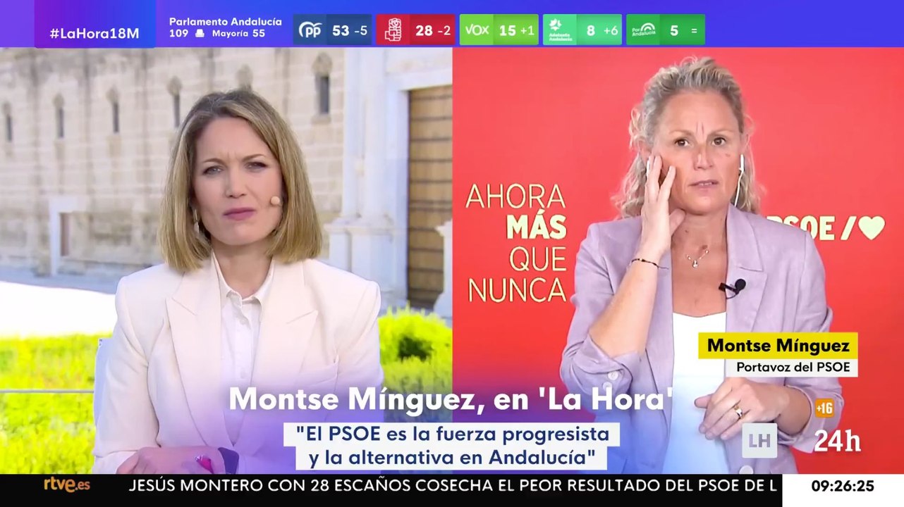 Montse Mínguez vive en otro mundo: presume de "mayoría social" del PSOE tras el batacazo de Montero