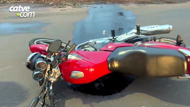 Motociclista fica ferido em batida no bairro Pioneiros Catarinenses