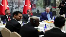 Erdoğan, şampiyon Galatasaray'la buluştu! Lemina'nın tavırları olay oldu
