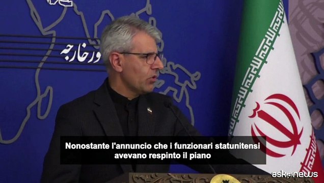 Iran: abbiamo risposto alla proposta di pace Usa, negoziato va avanti