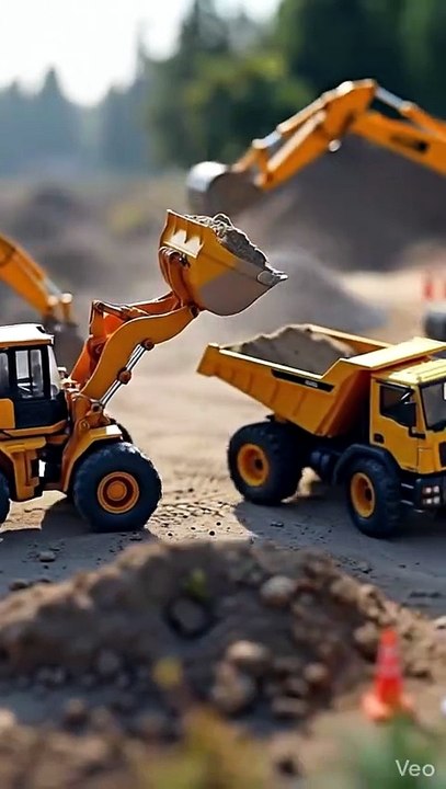 miniatur excavator truck dozer