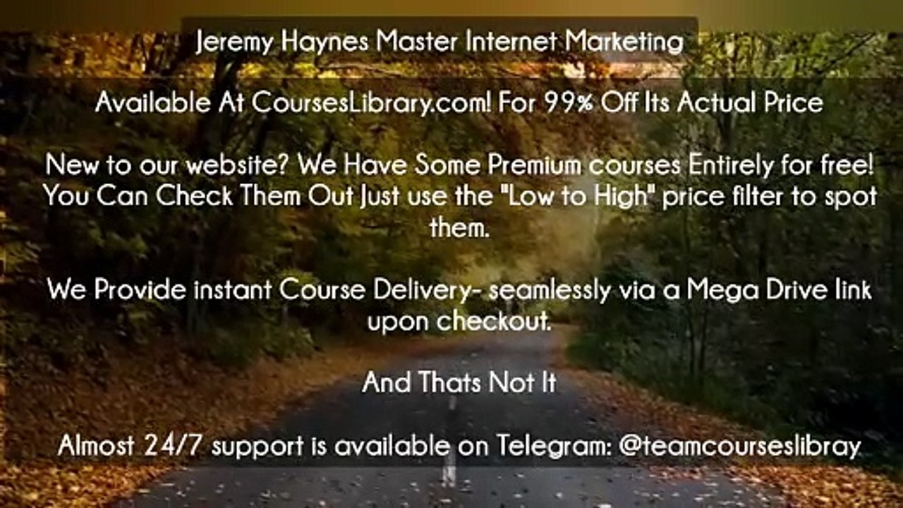 (Courseslibrary.com)Jeremy Haynes Master Internet Marketing