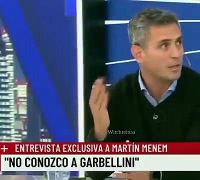Así Martín Menem negaba enfáticamente manejar perfiles falsos