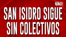San Isidro sin colectivos: continúa el reclamo de los choferes de MOGSM