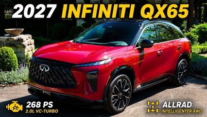 2027 INFINITI QX65 bringt Fastback-Design und Hightech