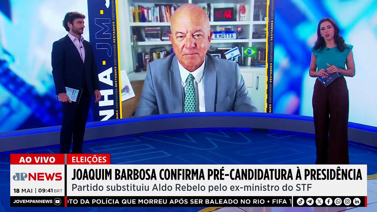 Ex-ministro do STF Joaquim Barbosa confirma pré-candidatura à Presidência