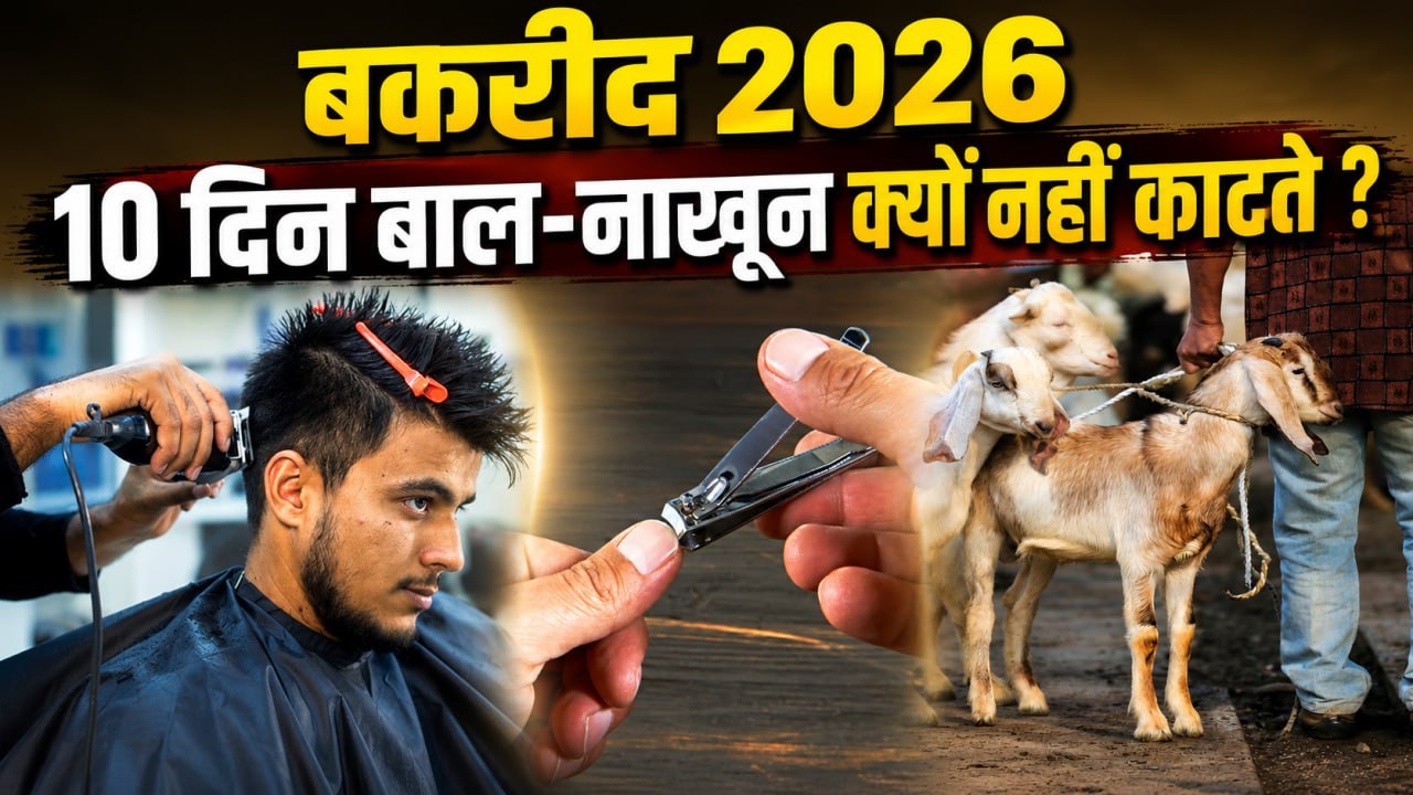 Eid Ul Adha 2026: Qurbani से पहले 10 दिन बाल और नाखून क्यों नहीं काटते ? Islamic Reason Explained