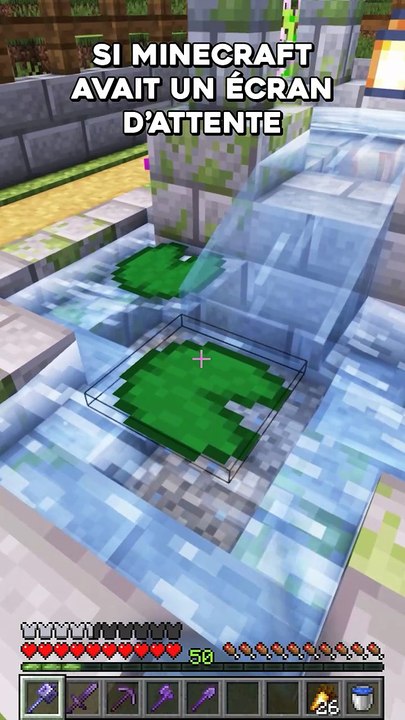 Un écran d'attente sur Minecraft ?!