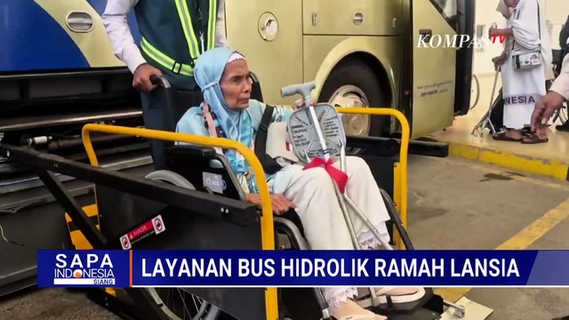 Bus Hidrolik Permudah Jemaah Lansia dan Disabilitas di Tanah Suci | SAPA SIANG