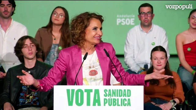 Se viralizan las palabras de María Jesús Montero en el mitin del jueves