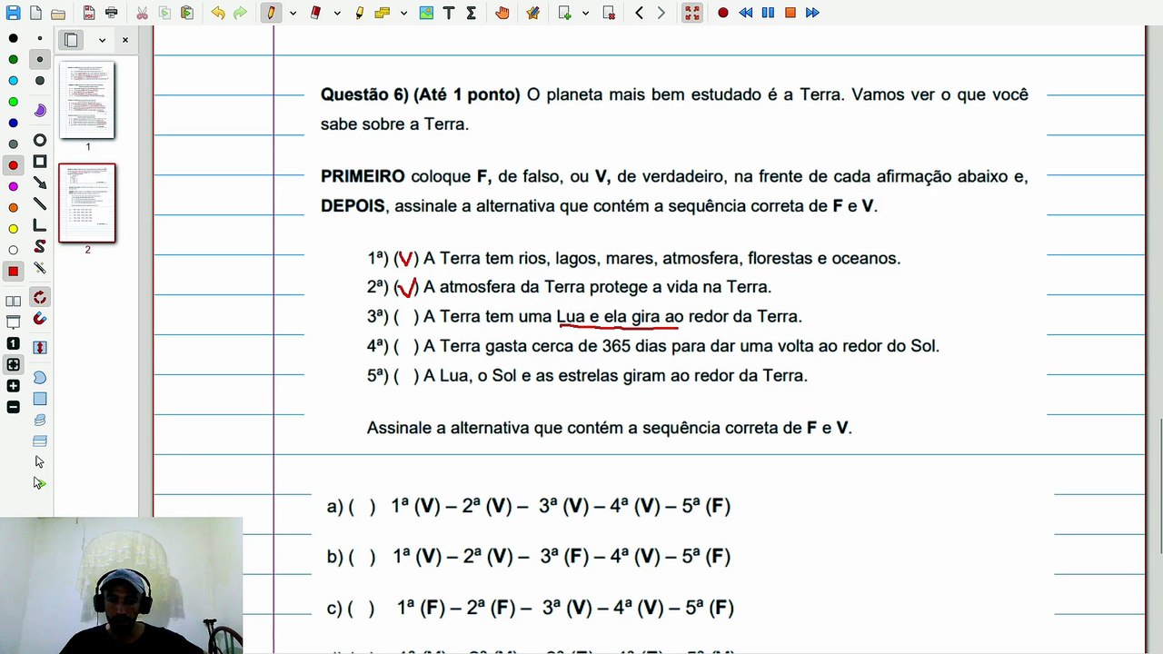 RESOLUÇÃO OBA 2023 - QUESTÃO 6 -  PROVA NÍVEL 1