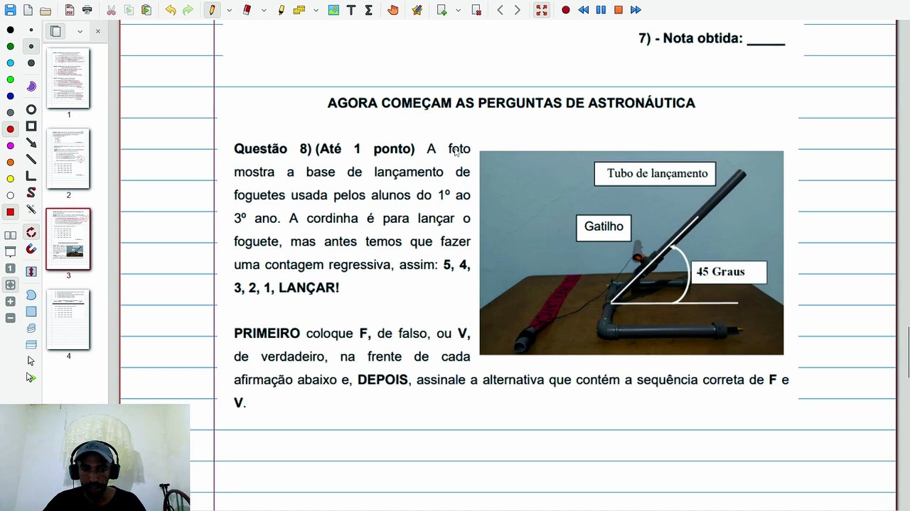 RESOLUÇÃO OBA 2023 - QUESTÃO 8 -  PROVA NÍVEL 1