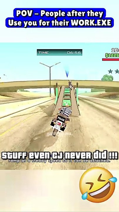GTA San Andreas Funny Moment – POV - People after using you😢💀🔥 | PC vs Console Meme (Part 408)