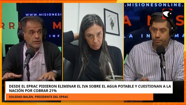 Misiones reclamó al gobierno nacional la quita del IVA al agua potable