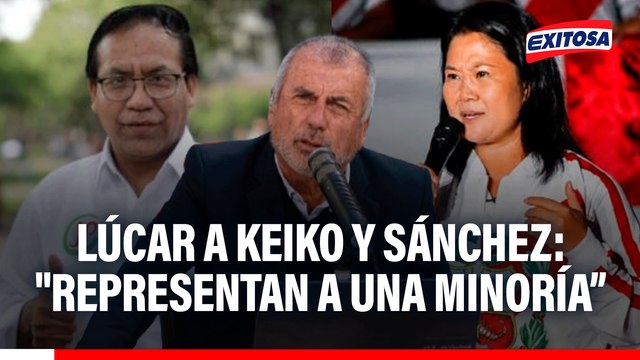 Nicolás Lúcar a Keiko y Roberto Sánchez: La mayoría del Perú no votó por ninguno de los dos