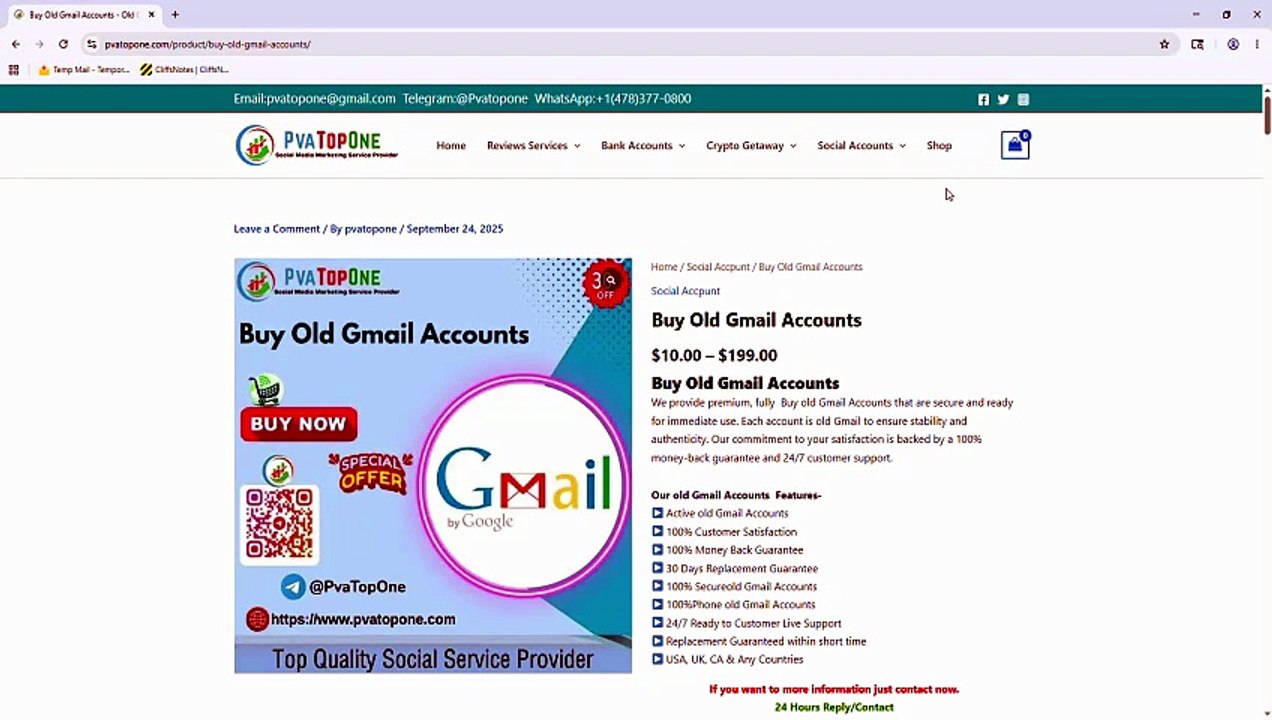 9 Best Providers for Buy~Aged Gmail Accounts in 2026