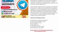 Top 8 Buy Telegram Accounts PVA Services for Digital Marketers