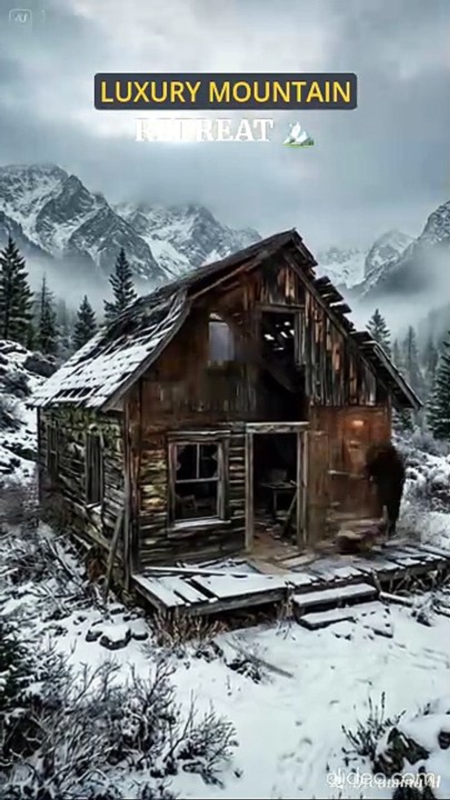 INSANE Cabin Transformation 😱 Luxury Mountain Retreat