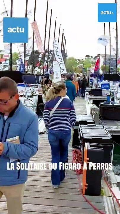 La solitaire du Figaro à Perros-Guirec