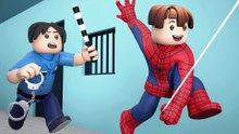 ROBLOX Brookhaven 🏡RP - FUNNY MOMENTS: SPIDER-MAN Jailbreak | Roblox Jack
