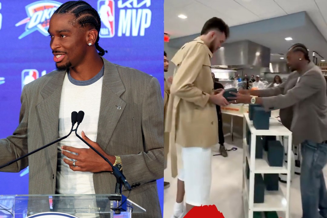 Shai Gilgeous-Alexander gifts luxury watches to Thunder teammates after MVP win