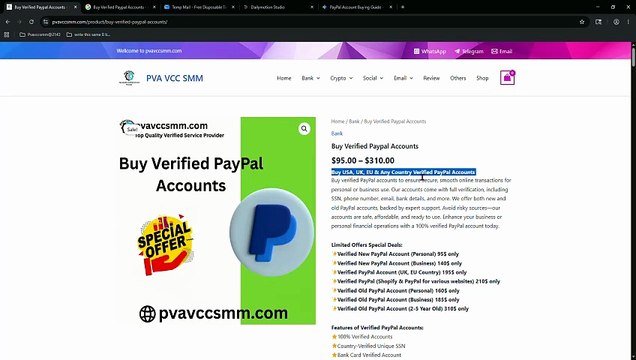 6 Best Places To Buy Verified PayPal Accounts in USA (Instant Delivery)
