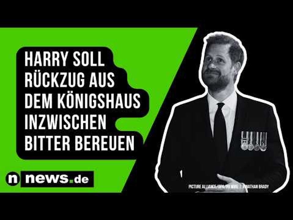 Prinz Harry: Royal soll Rückzug aus dem Königshaus inzwischen bitter bereuen