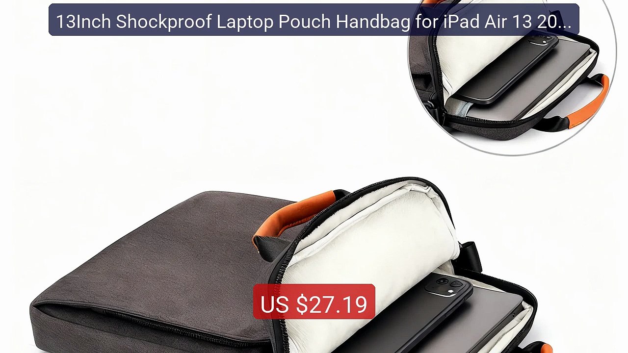 13Inch Shockproof Laptop Pouch Handbag for iPad Air 13 2025  ... -- Amazing Value 2026 | Must Have!