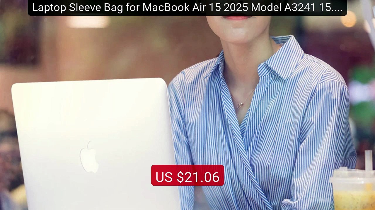 Laptop Sleeve Bag for MacBook Air 15 2025 Model A3241 15.3 Inc... -- Best Buy 2026 | Great Quality!