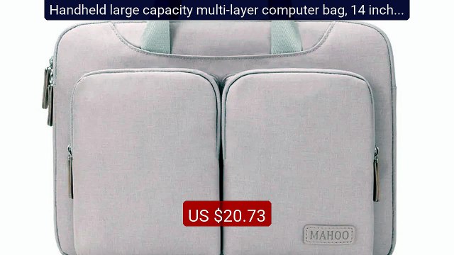 Handheld large capacity multi-layer computer bag, 14 inch a... Top Pick 2026 | Unbeatable Price!