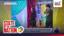 Emcees think singing contestant is done, until she belts out | SONA