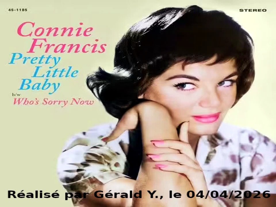 Connie Francis_Pretty little baby (Clip 1962)karaoké