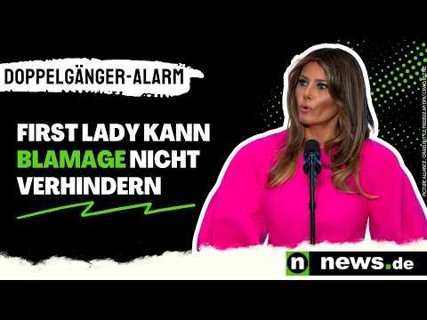 Melania Trump: Doppelgänger-Alarm bei Melania - First Lady kann Blamage nicht verhindern