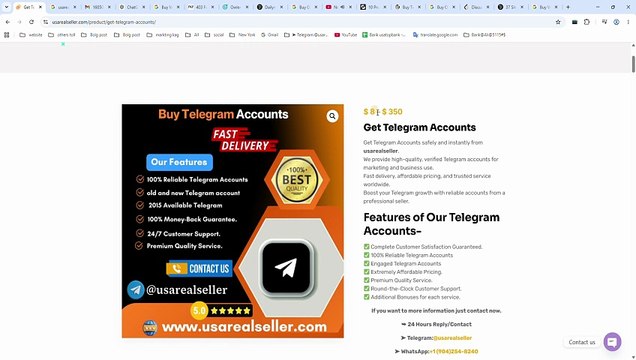 Top 12 Top Sites to Buy Telegram Accounts (PVA & Aged)