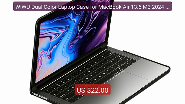 WiWU Dual Color Laptop Case for MacBook Air 13.6 M3 2024 Ultra-sli... Best Deal 2026 | Shop Now!