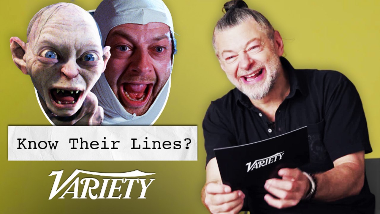 Does Andy Serkis Know His Lines?