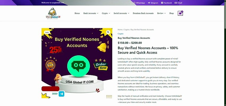Top Sites to Buy Verified Noones Accounts - Sell Post